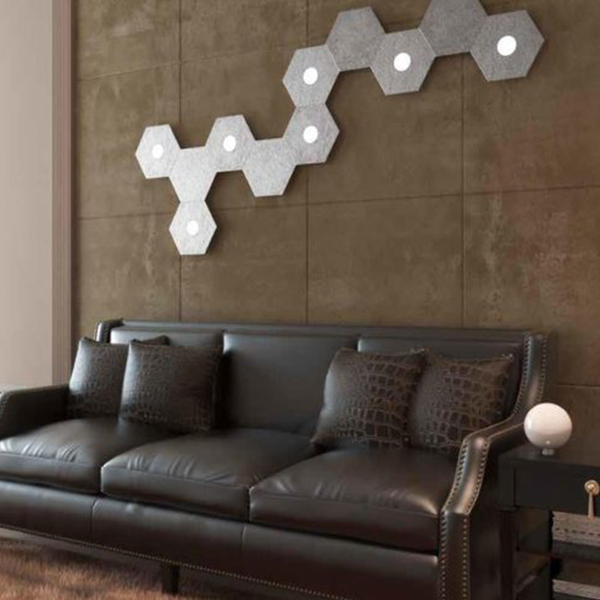 Hexagon, la nuova serie di lampadari a led di Toplight